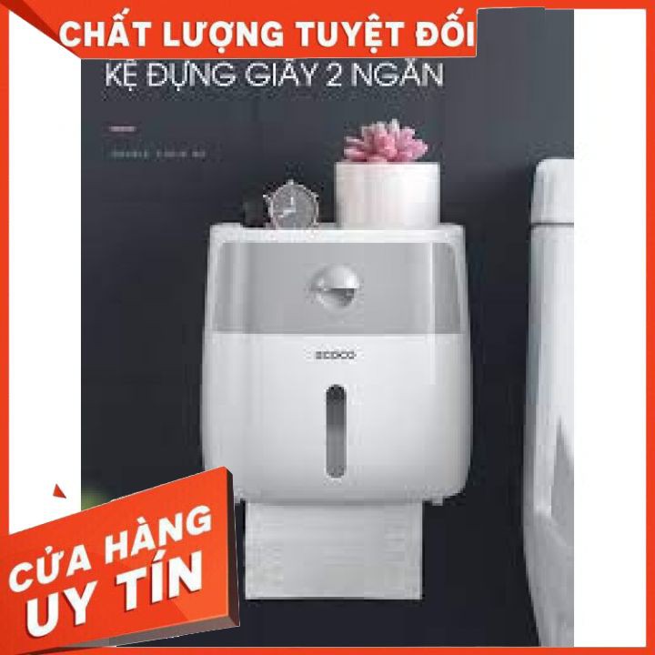 Hộp đựng Giấy Vệ Sinh ECOCO Cao cấp 2 tầng - Đa năng, Sang trọng, Tiện dụng