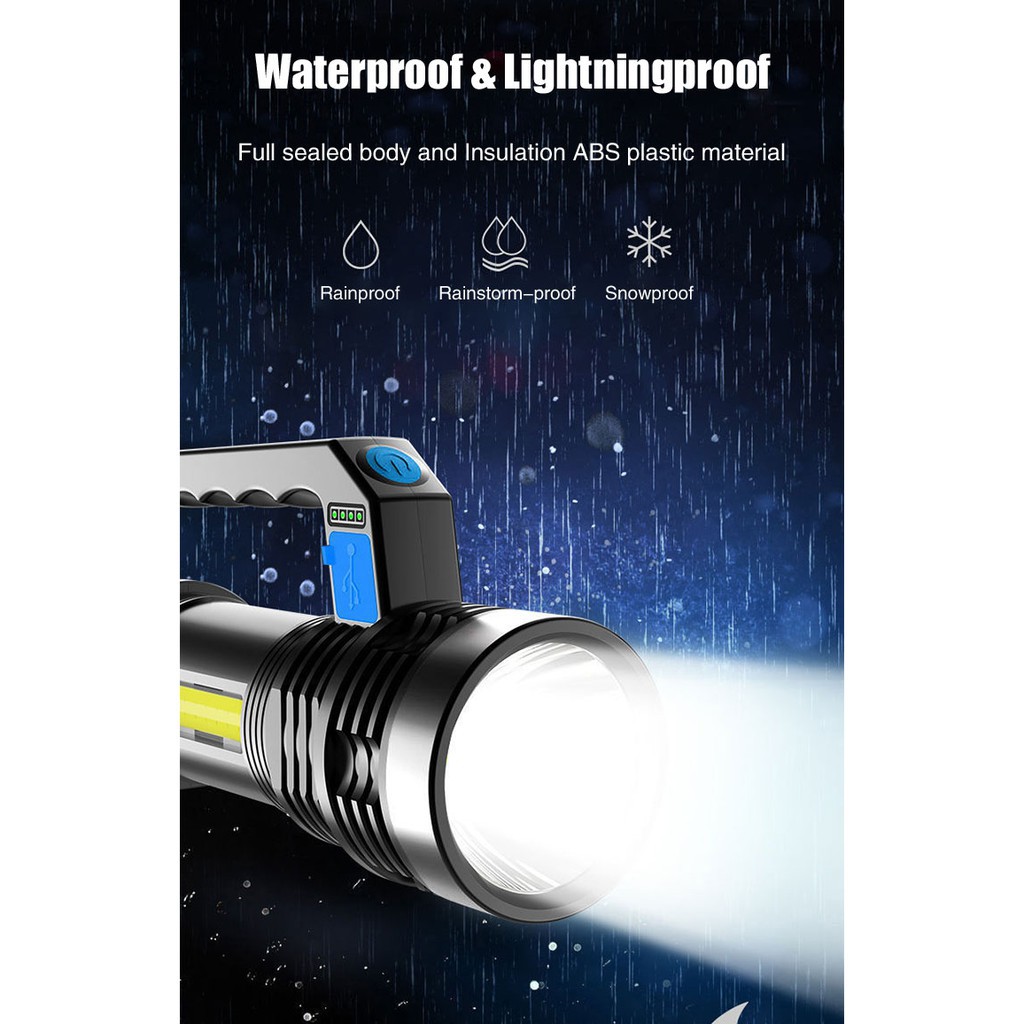 Đèn Pin Siêu Sáng Dùng Ngoài Trời 2000m Tiện Lợi | BigBuy360 - bigbuy360.vn