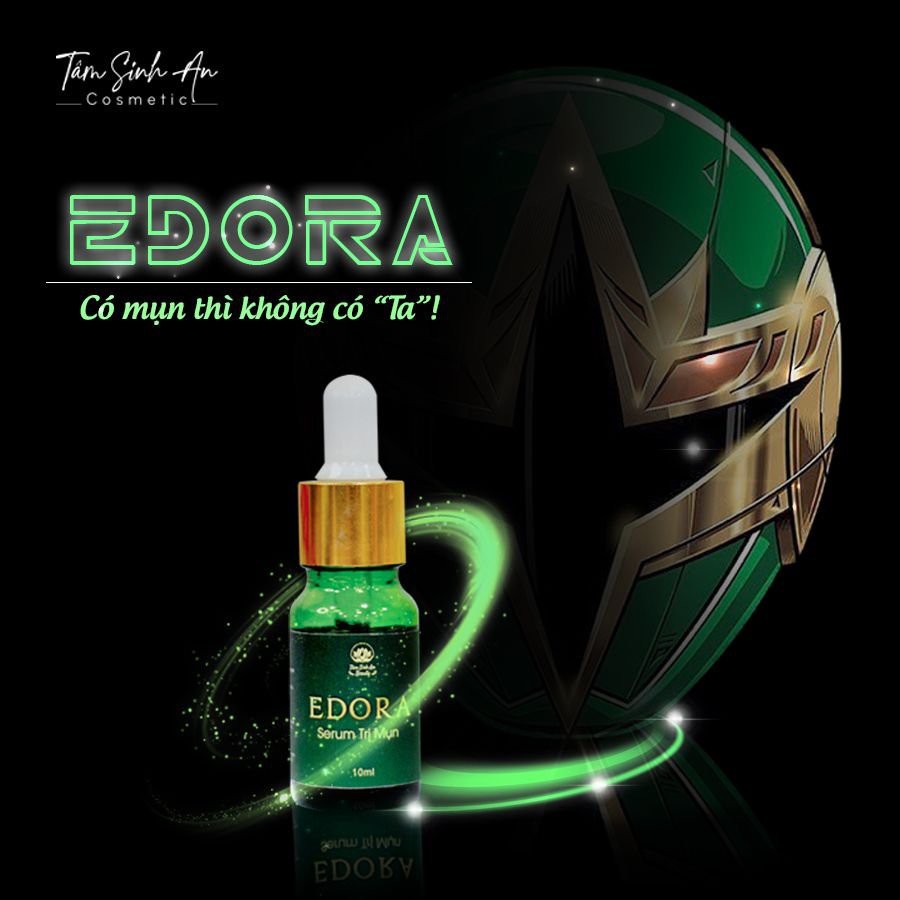 Serum Quét Sạch Mụn Thâm Rỗ 💖FREESHIP💖Serum EDORA - 3 Ngày Hiệu Quả Rõ Rệt - Tâm Sinh An Cosmetic - Mãi Mãi Tuổi 18