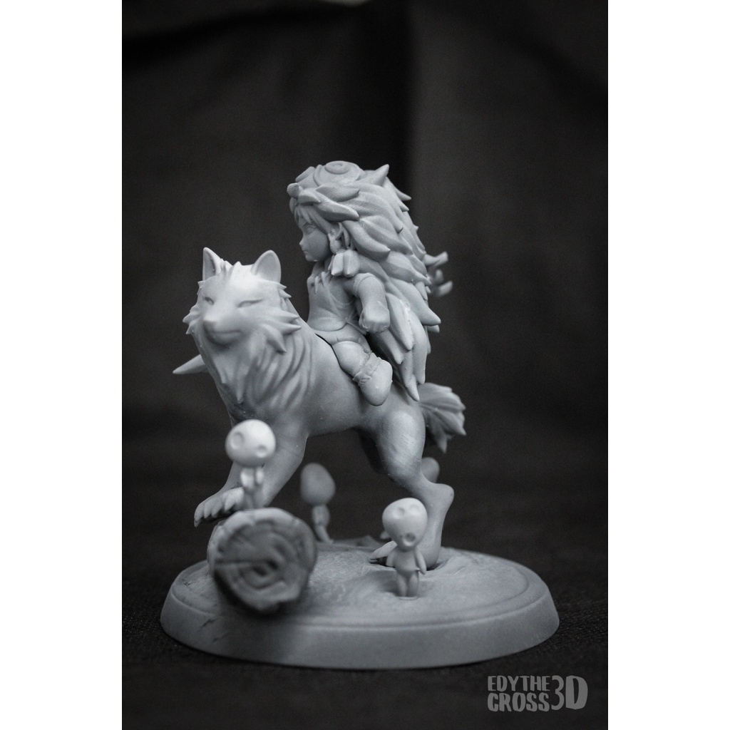 Mô hình in 3D Chibi Princess Mononoke