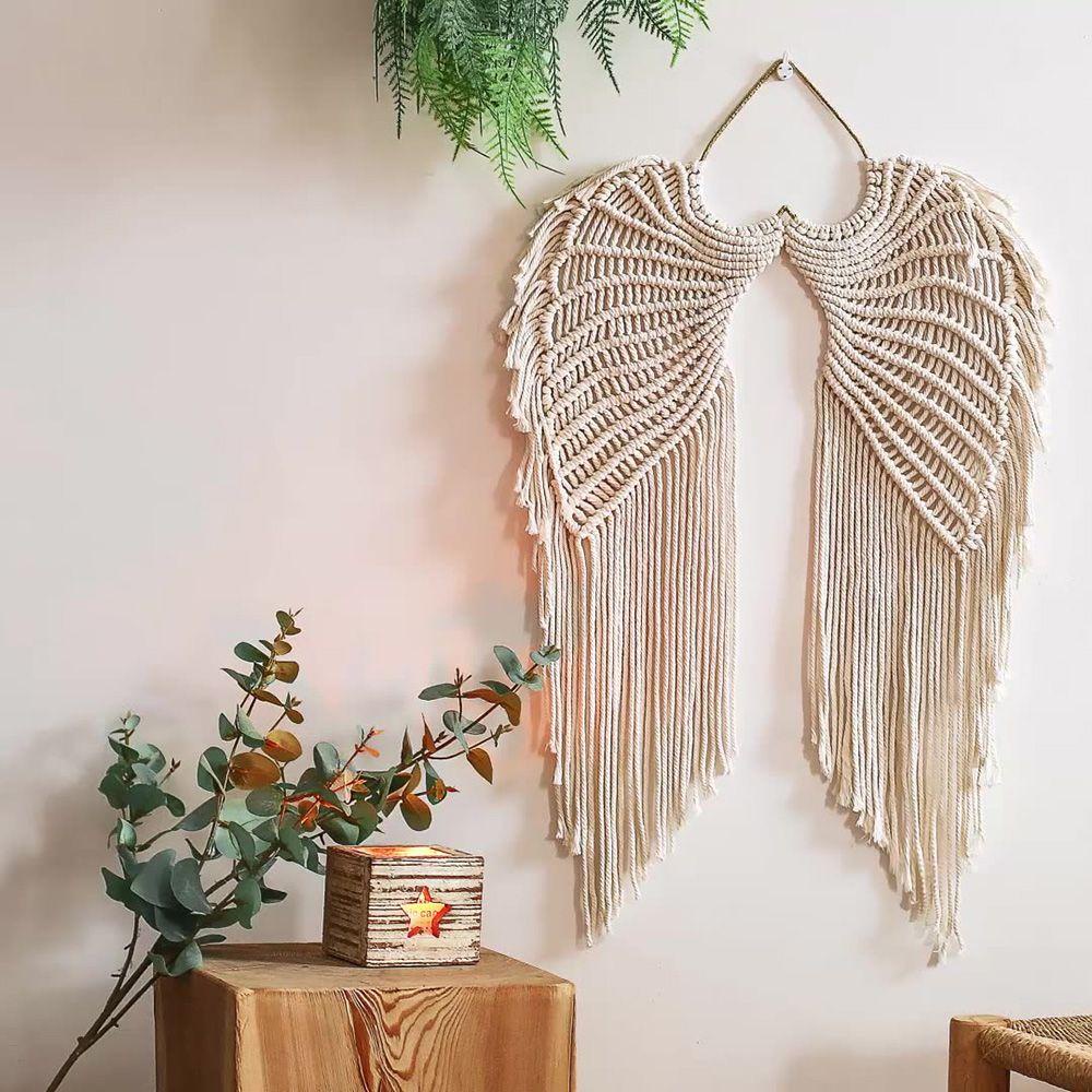 Thảm Dệt Tay Treo Tường Trang Trí Phòng Khách Phong Cách Boho
