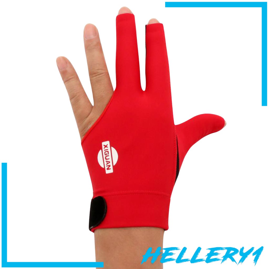 [Hellery1] 3 Găng Tay Trái / Phải Chơi Bida Thấm Hút Mồ Hôi