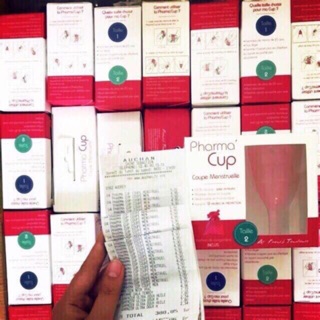 combo 2 Cốc nguyệt san Pharma'Cup - Pháp (chính hãng)