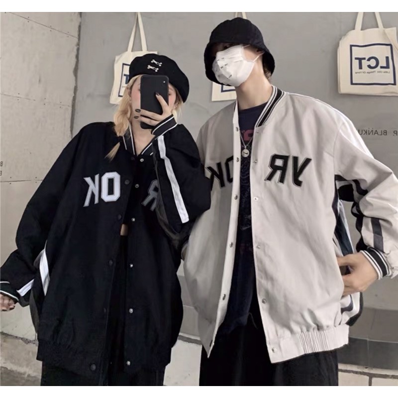 [Có clip áo] Áo bomber- áo bóng chày phối chữ YROK chất kaki shop Jum.closet | BigBuy360 - bigbuy360.vn