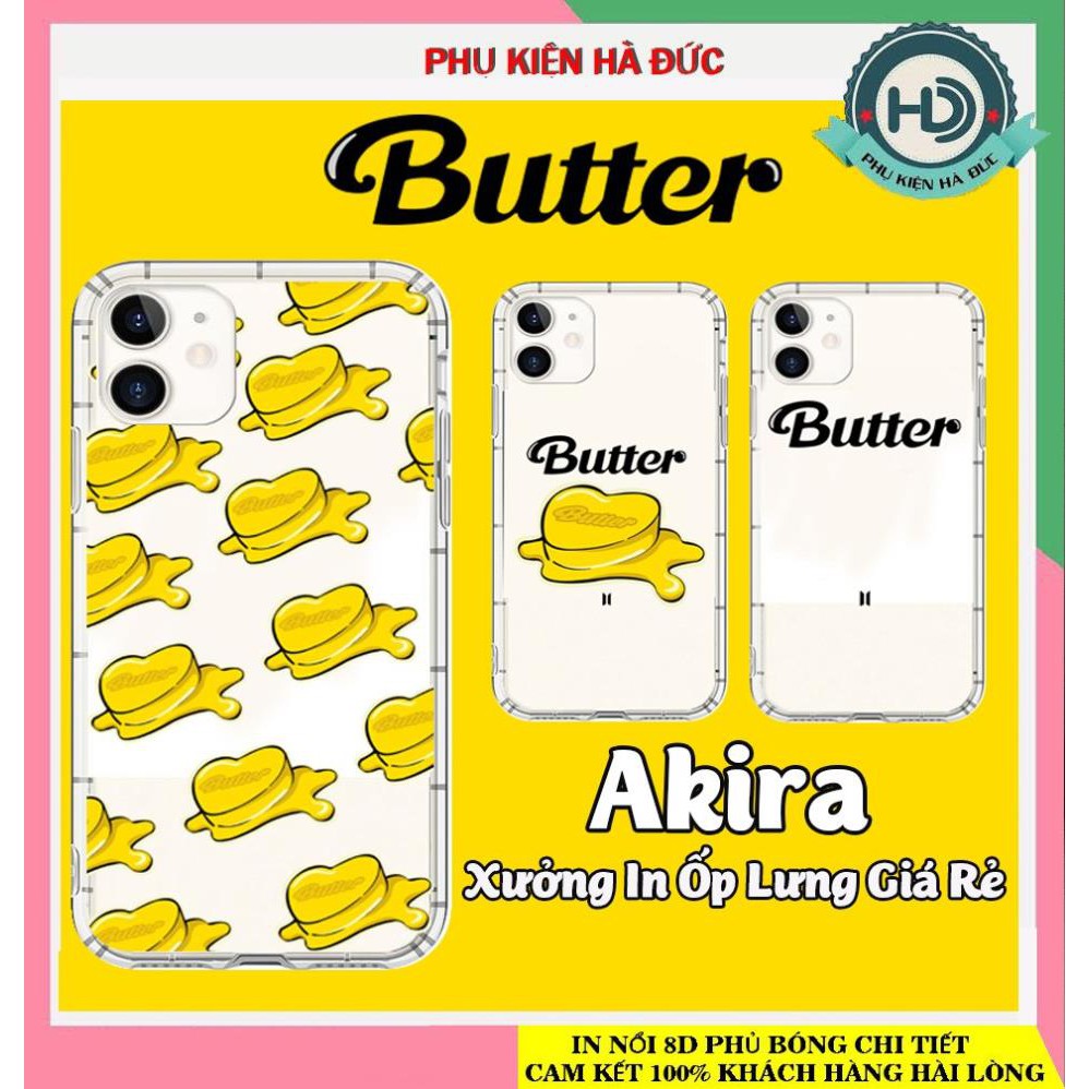 SỈ ốp chống sốc iphone BUTTER BTS Siêu rẻ từ akira xưởng sản xuất in ốp lưng theo yêu cầu