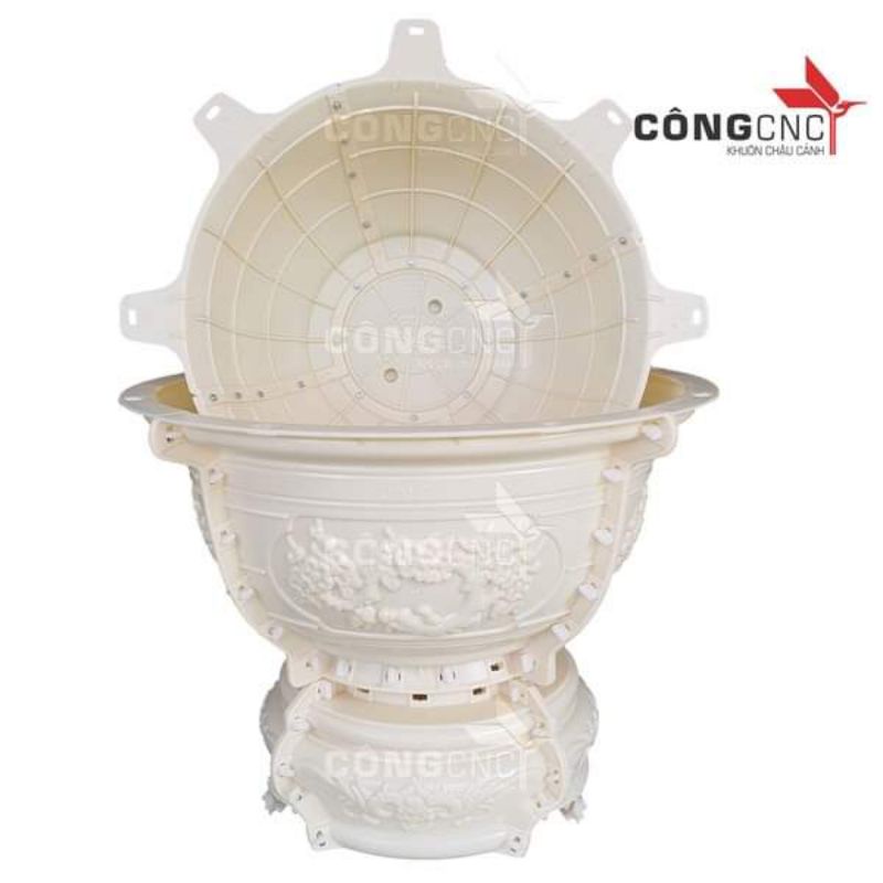 Khuôn đúc chậu cảnh abs bộ tròn 73