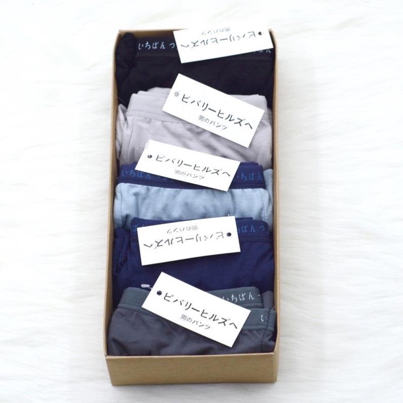Hộp 5 Quần Sịp Đùi Nam Cotton Cao Cấp Xuất Nhật - LADY