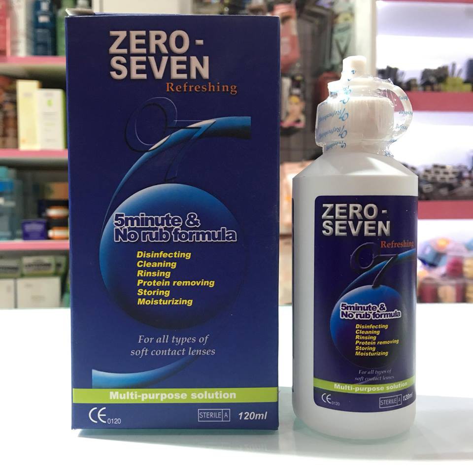 NƯỚC NGÂM LENS ZERO-SEVEN 120ml