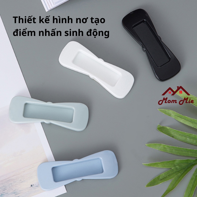 [Mới] Bộ 2 tay nắm cửa bằng nhựa hình nơ, dùng cho cửa tủ, cửa lùa - I021