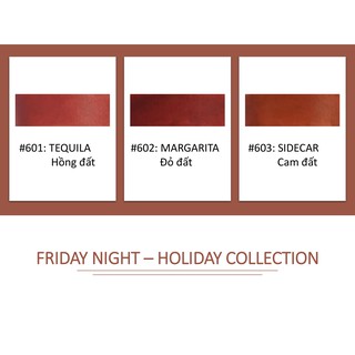 Tequila 601-hồng đất (son lì bền màu, mướt, có dưỡng).