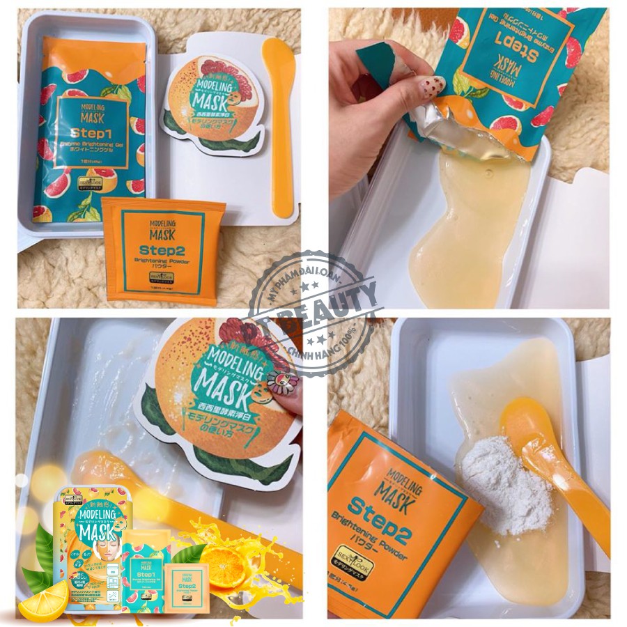 (Màu cam) Mặt Nạ Tươi Lên Men Trắng Da Sexylook 50g | BigBuy360 - bigbuy360.vn
