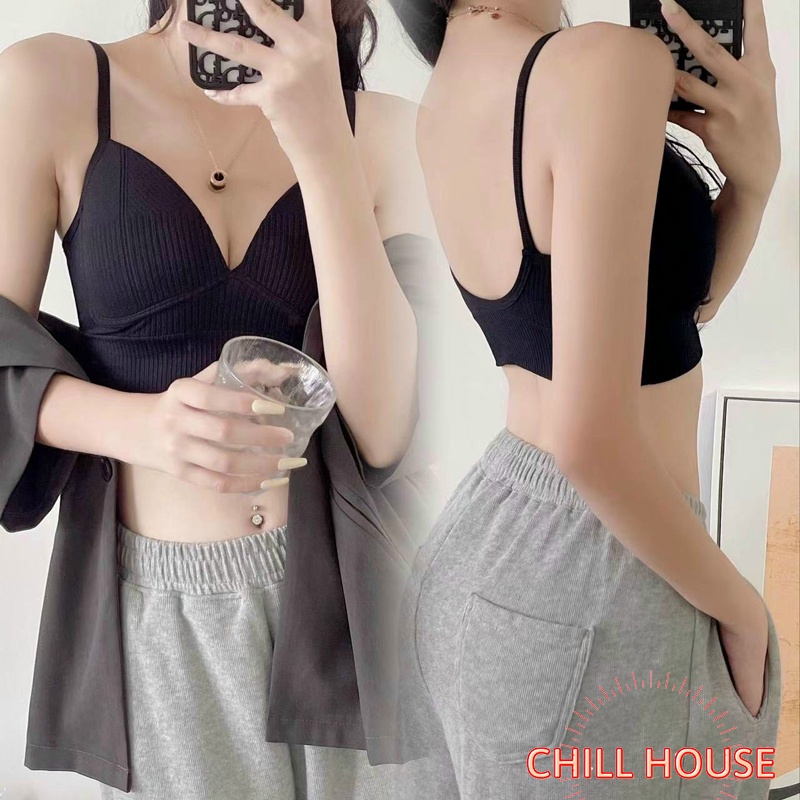 ÁO LÓT NỮ, ÁO BRA GĂN TĂM 1866 DÁNG LỬNG CÓ ĐỆM MÚT - CHILLHOUSE