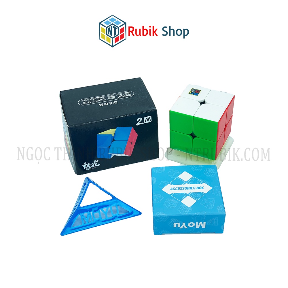 Rubik 2x2x2 Moyu Meilong 2M Stickerless (Hãng mod nam châm)