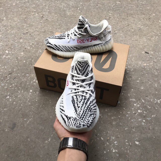 [FULL BOX+VIDEO] Giày Sneaker YZ350 Zebra Ngựa Vằn | BigBuy360 - bigbuy360.vn