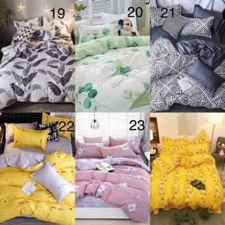 Chăn ga cotton polly set 4 món hàng nhập