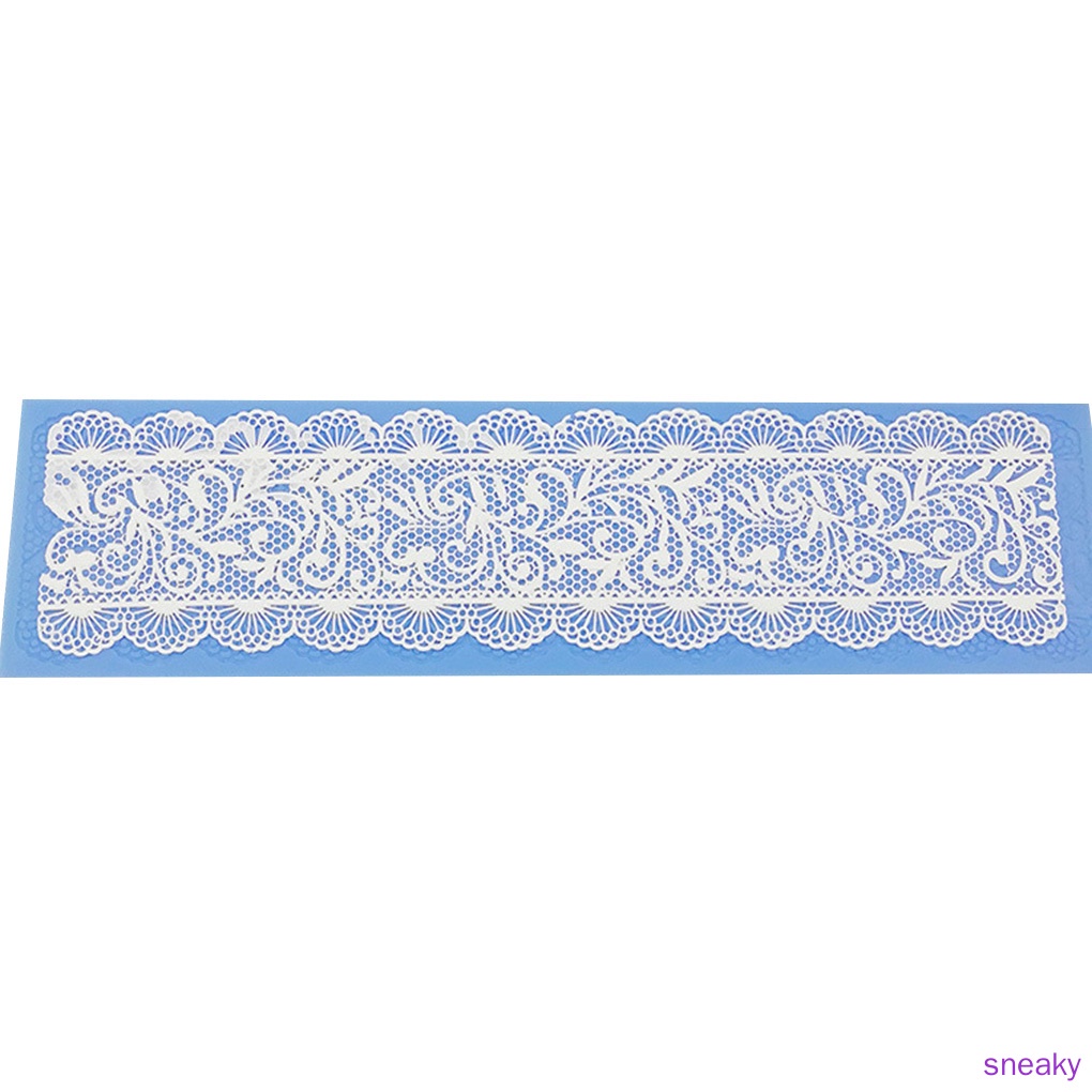 Khuôn silicone tạo hình ren hoa dành cho trang trí bánh kẹo