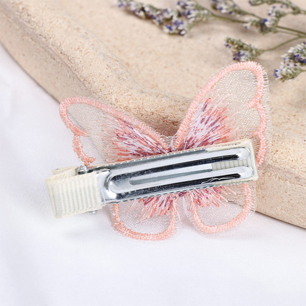 Kẹp Tóc Đính Ngọc Trai Hình Bướm Nhiều Màu Thời Trang Cho Nữ