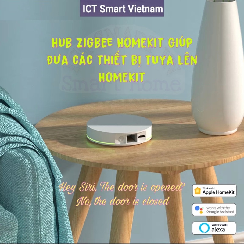 (Homekit) Hub Tuya Zigbee đầu tiên hỗ trợ đưa các thiết bị Zigbee Tuya lên Homekit