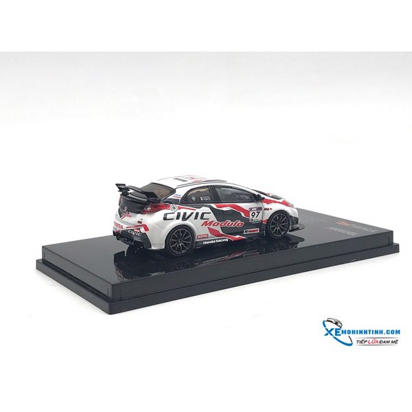 Xe Mô Hình Honda Civic Typ R FK2 Super Taikyu Series 2017 Tarmac Work 1:64 ( Trắng )