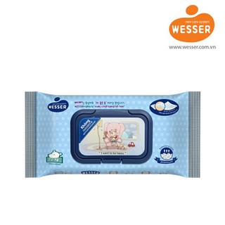 4 Khăn ướt cao cấp Wesser 70 tờ