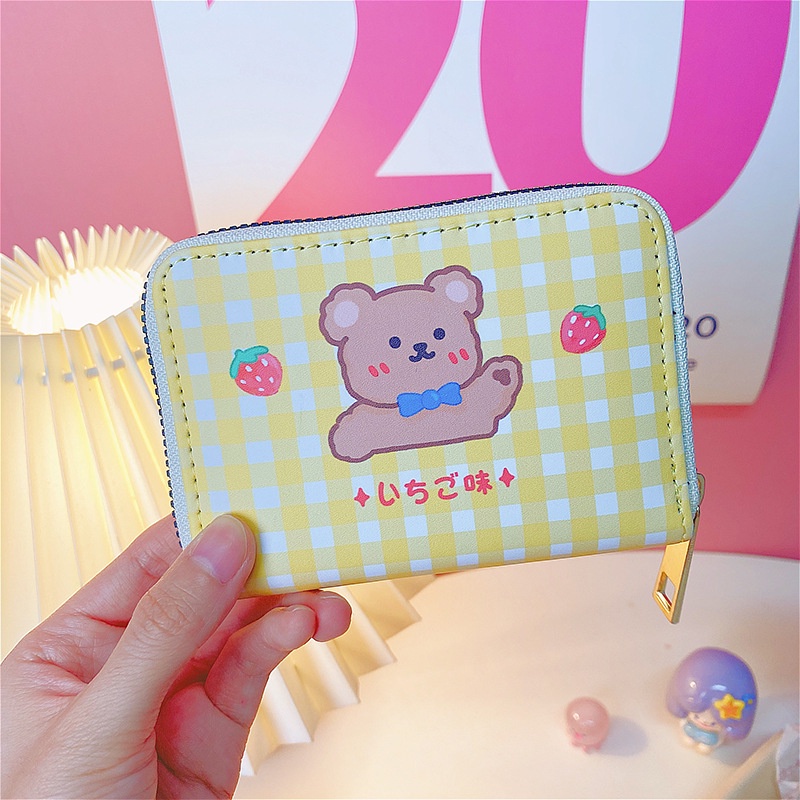Ví nữ nhỏ mini bỏ túi dễ thương nhiều ngăn giá rẻ thời trang Hàn Quốc cao cấp đẹp cute LUKADO VN37