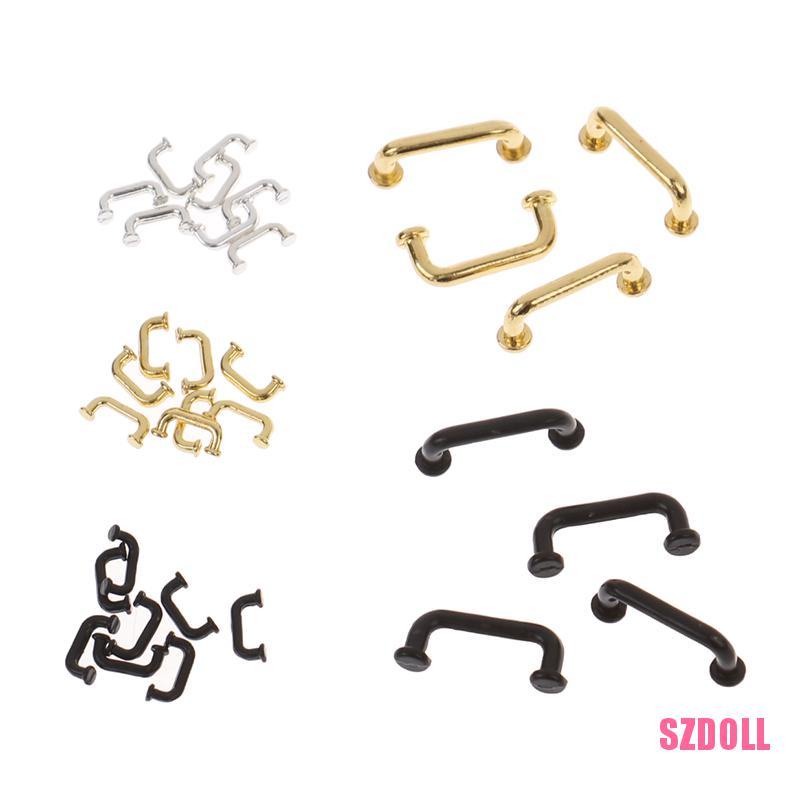 1 Bộ Tay Cầm Tủ Đồ Nội Thất Trang Trí Nhà Búp Bê Ts2Szdoll 1:12