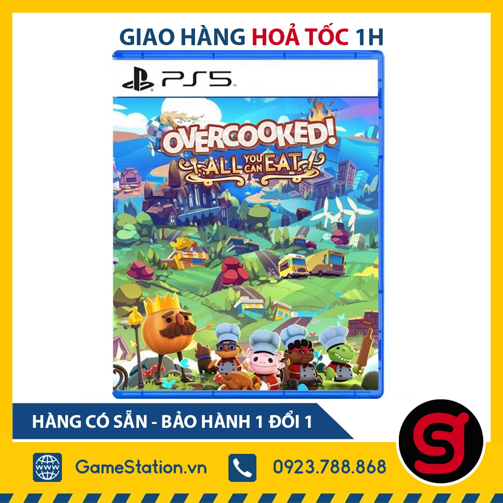 Đĩa Game PS5: Overcooked! All You Can Eat