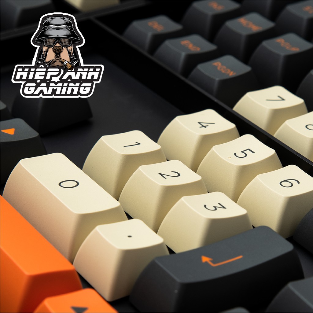 Bộ Keycap AKKO Keycap – Carbon Retro