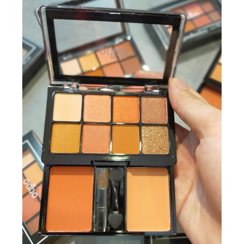 Set Phấn Mắt Và Má Hồng 2 tầng Odbo Eyeshadow And Blush