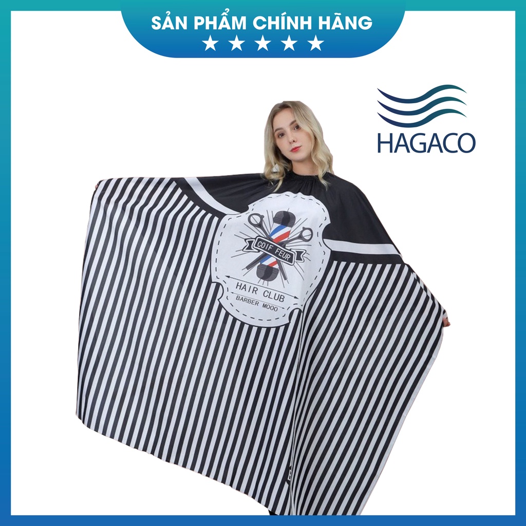 Áo Choàng Cắt Tóc Barber Khổ 160x140cm, Khăn Choàng Cắt Tóc Barber DC31