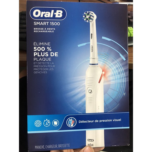 [Chính hãng] - Bàn chải đánh răng Oral B điện Oral B Pro 1000, Smart 1500, Pro 3000