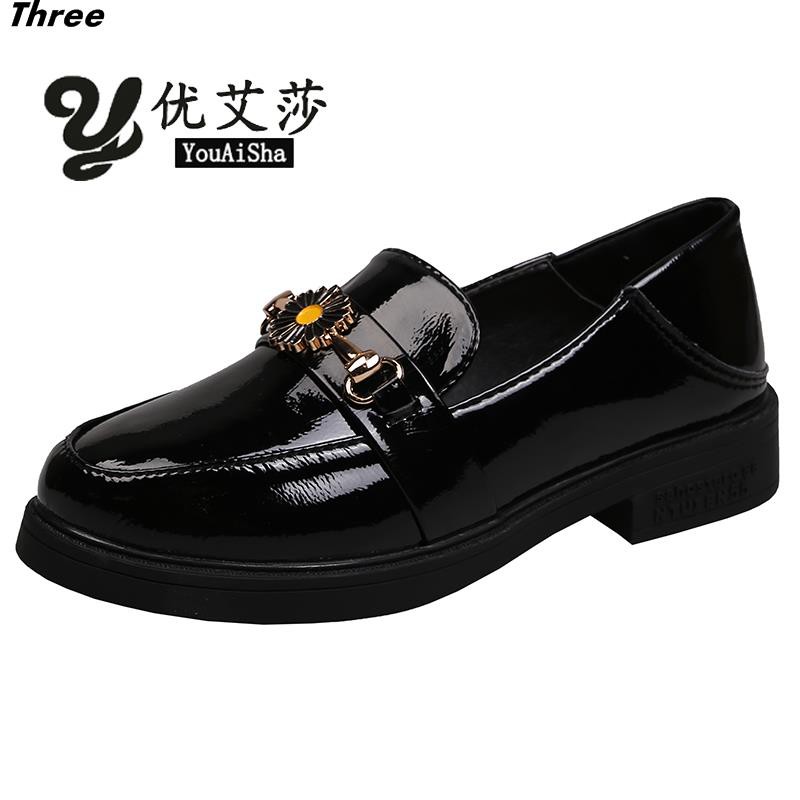 Giày Da Nữ Kiểu Dáng Retro Phong Cách Hàn Quốc | BigBuy360 - bigbuy360.vn