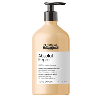 Dầu gội cao cấp loreal phục hồi tóc hư tổn absolute repair lipidium 500ml