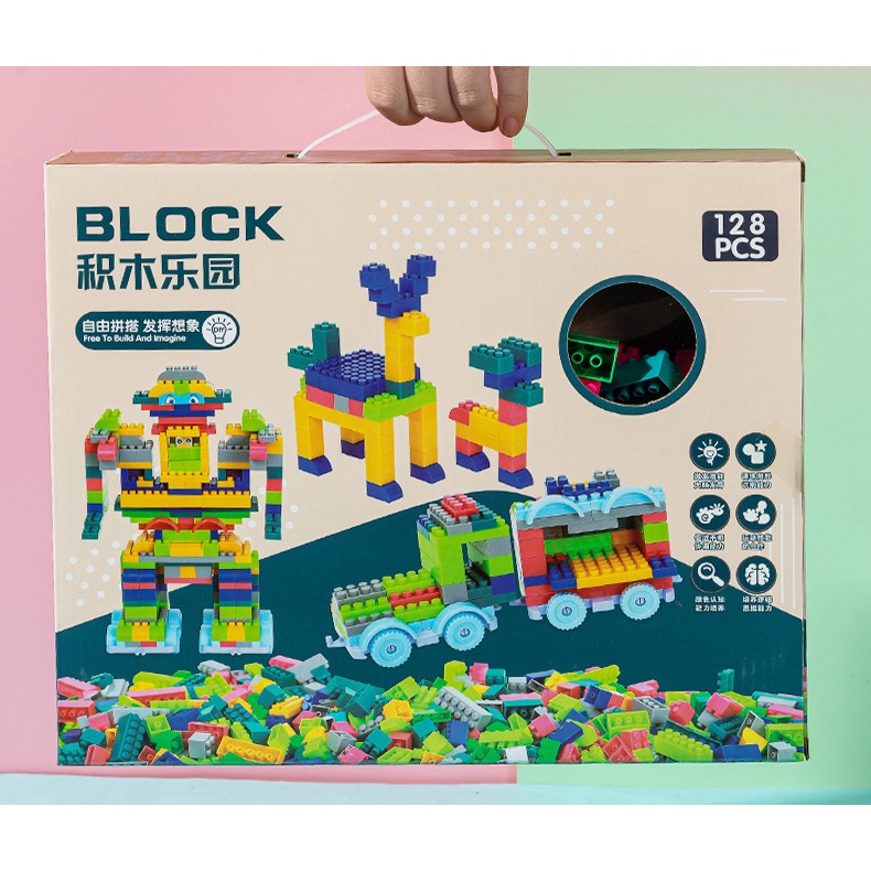 Bộ lắp ráp Lego giá rẻ  Block 128 mảnh ghép  Freeship  Lego mobile Xếp Hình Nhật Bản, Lego city