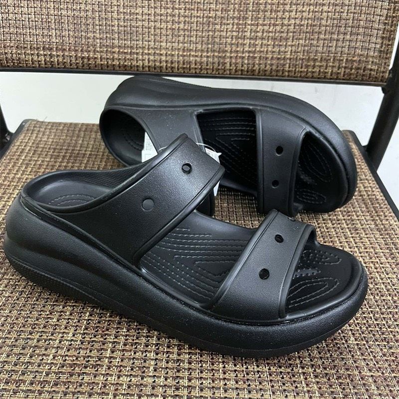 Dép Quai Ngang Nữ Đế Cao Cross Classic Sandal Crush - Dép Nữ Đế Độn 6cm