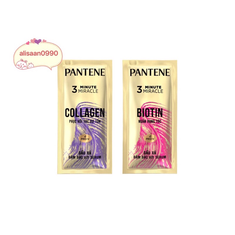 SET 12 GÓI KEM XẢ PANTENE 3 PHÚT DIỆU KỲ 6ML/GÓI