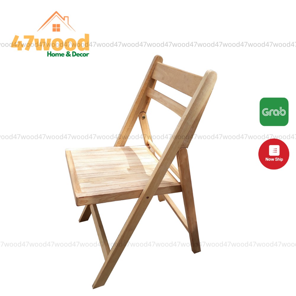 Ghế làm việc bằng gỗ xếp gọn cao 45cm