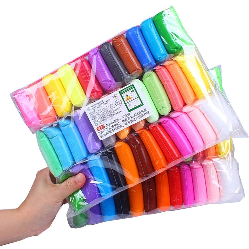 Đồ Chơi Đất Sét Polymer Mềm Siêu Nhẹ Nhiều Màu Sắc