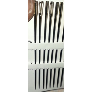 3 chiếc lẹm (kim to) dùng trong may vá đuôi vàng bằng thép không gỉ