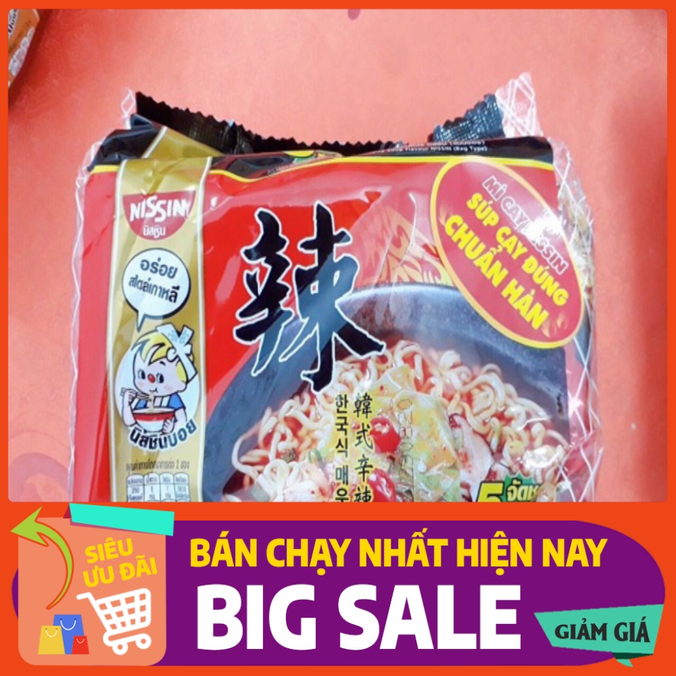 Lốc 5 gói mì nissin thái lan cay ngon | BigBuy360 - bigbuy360.vn