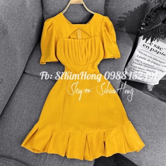 [Mã FAMARAL1 giảm 10K đơn 50K] Đầm thiết kế đuôi cá tay ngắn nhẹ nhàng cực tôn dáng_ Mã 464 | BigBuy360 - bigbuy360.vn