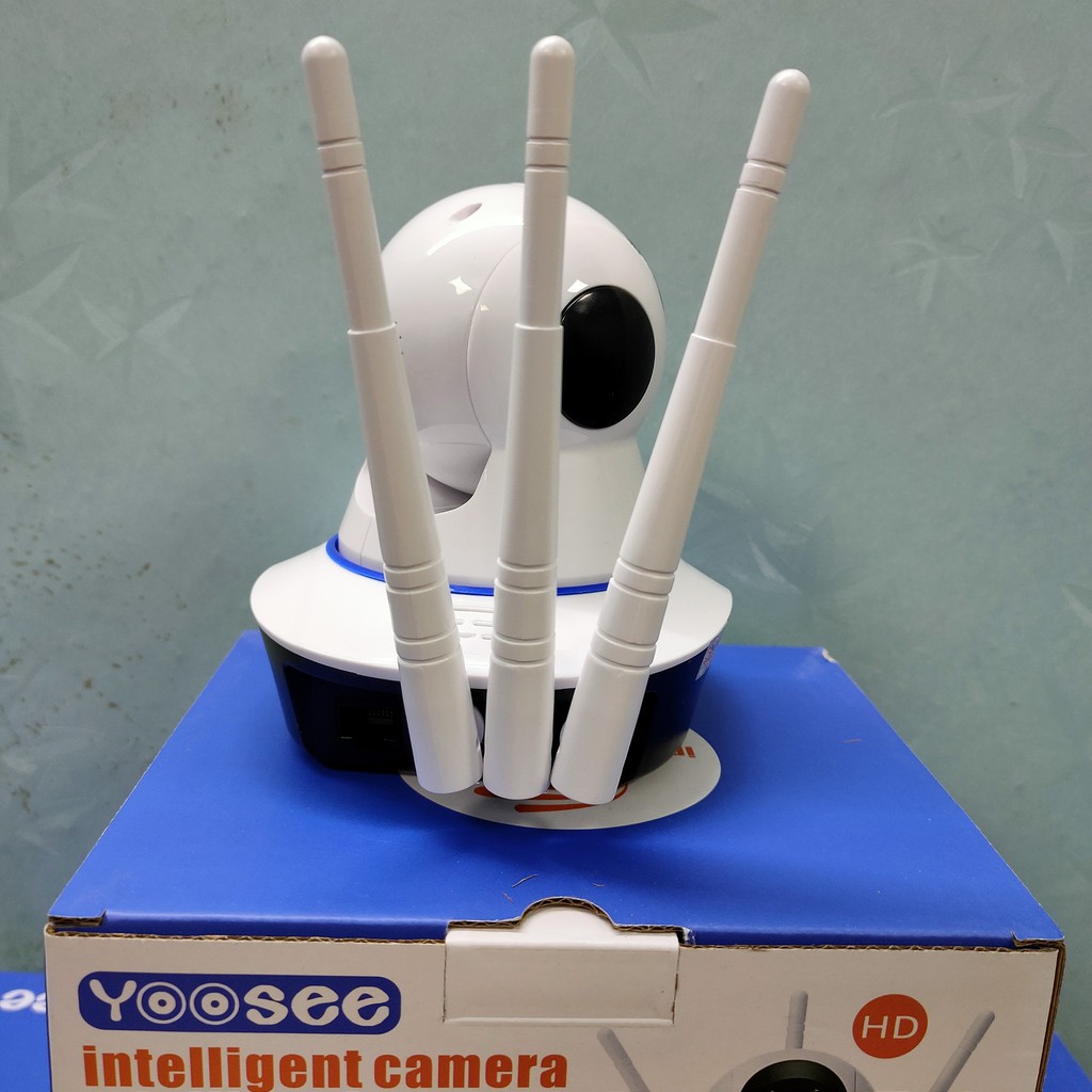 [Mã 267ELSALE hoàn 7% đơn 300K] Camera Yoosee Wifi 3 Anten Có Màu Ban Đêm Full HD - 8led | WebRaoVat - webraovat.net.vn