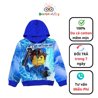 Áo khoác người nhện - xe hơi 3D (Size to 14-45kg)
