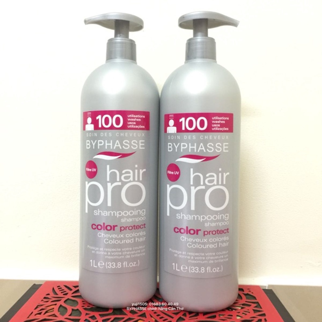 DẦU GỘI ĐẦU DÀNH CHO TÓC NHUỘM BYPHASSE 1L