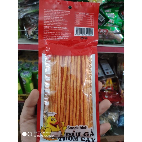 Đồ ăn vặt snack đùi gà cay gói 24g