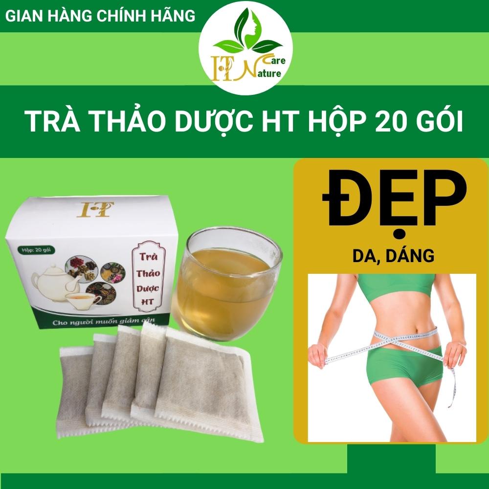 Trà thảo dược HT hộp 20 gói giảm cân đẹp dáng HT Nature Care