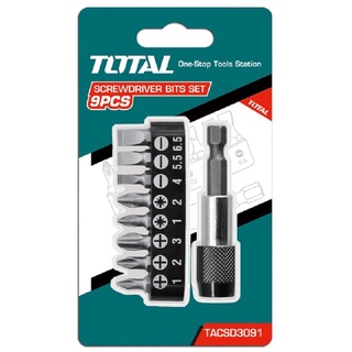 Đồ nghề total bộ 9 đầu tua vít tacsd3091