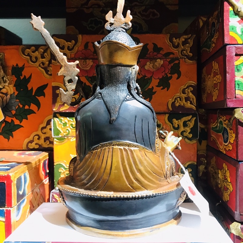 [PHÁP BẢO MINH CHÂU] TƯỢNG LIÊN HOA SANH ĐỒNG NEPAL 22CM - THIẾT KẾ TỈ MỈ - TINH XẢO