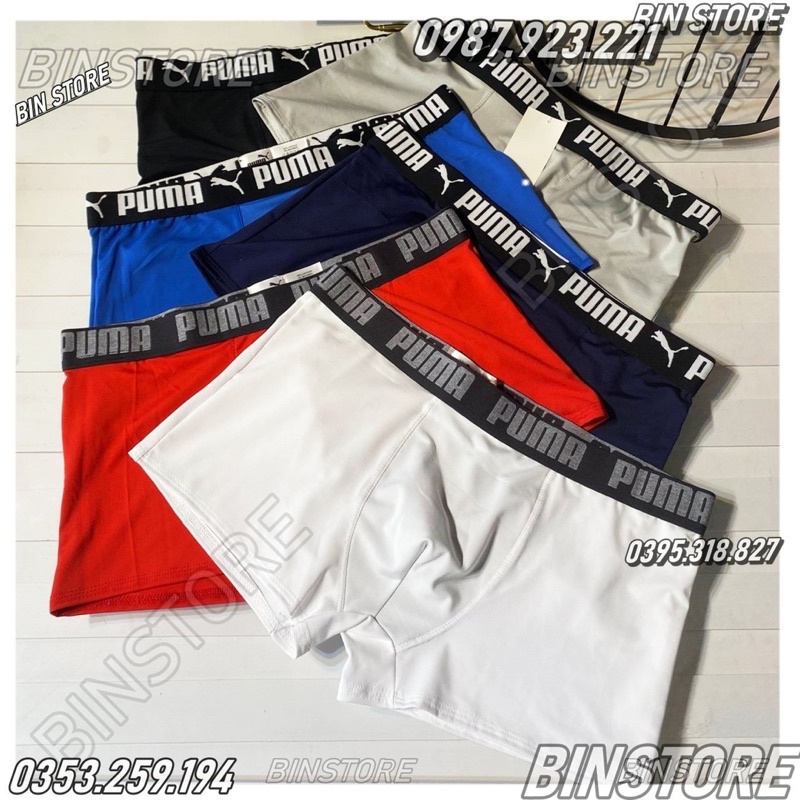Combo quần sịp đùi nam PM đủ size chất vải thun lạnh, co giãn 4 chiều, thoáng khí, không nhăn, không xù, không bay màu