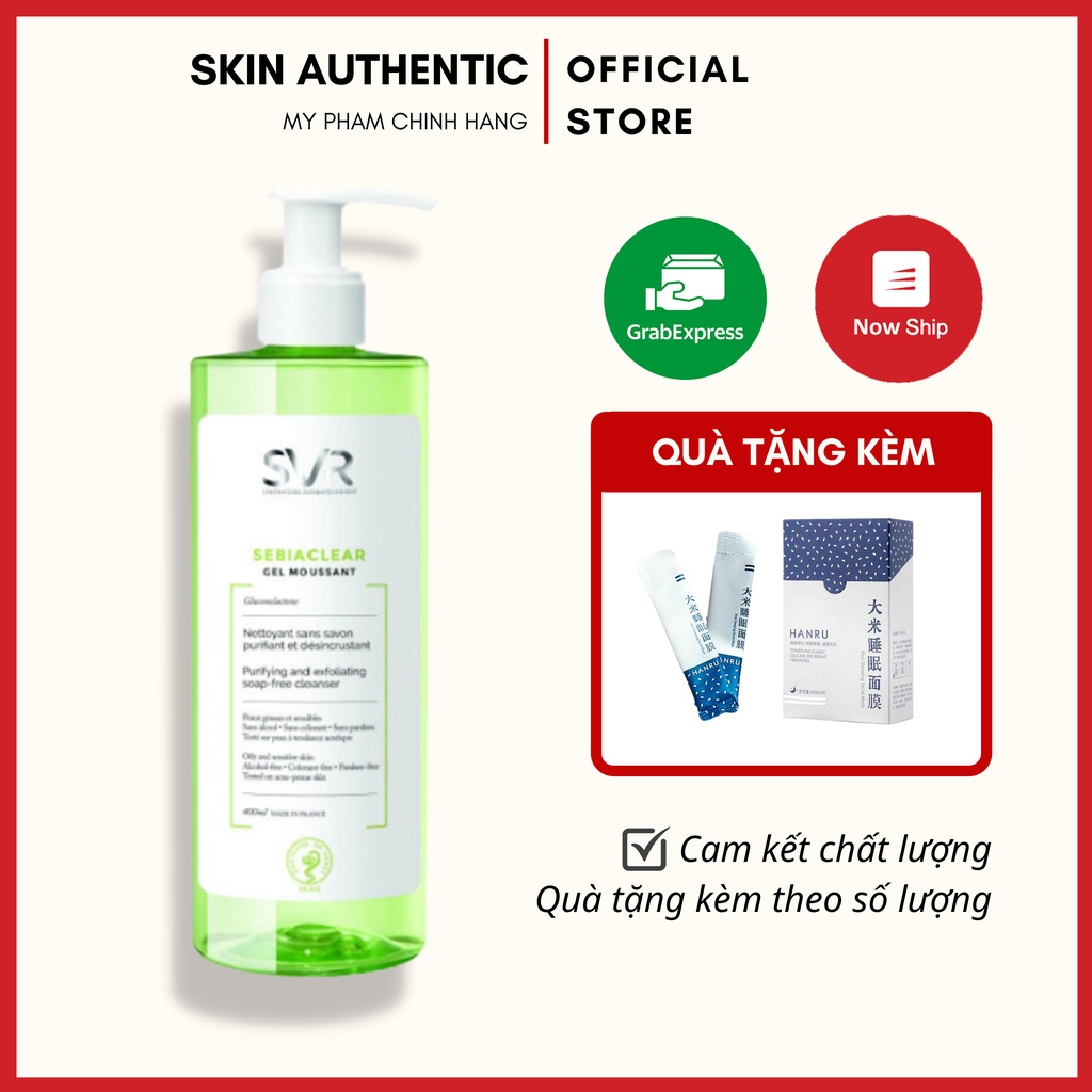 Sữa Rửa Mặt SVR Pháp Dành Cho Da Dầu Mụn - Hàng chính hãng - Skin authentic